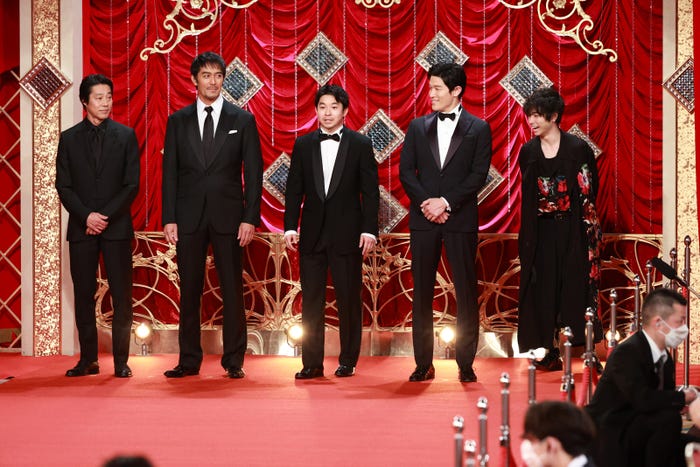 堤真一・阿部寛・仲野太賀・鈴木亮平・村上虹郎 (C)東京写真記者協会