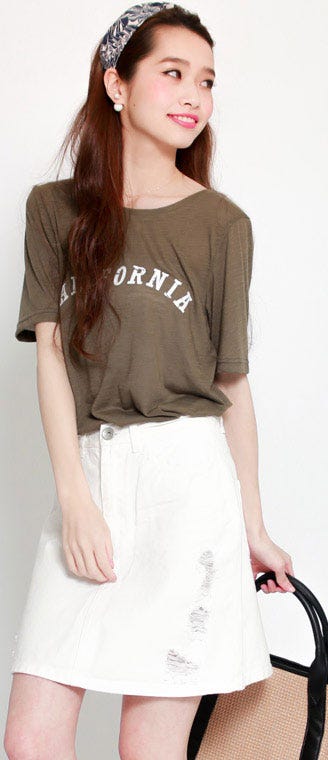 2タイプヴィンテージデニムスカート「salus」2,990円(税込)