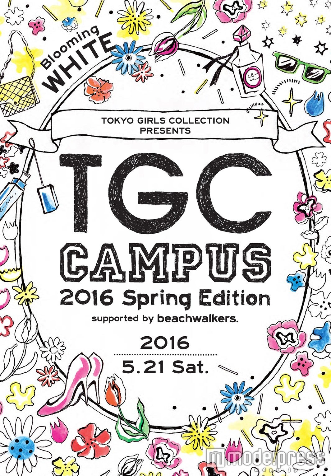 「TGC CAMPUS 2016 Spring Edition supported by beachwalkers.」