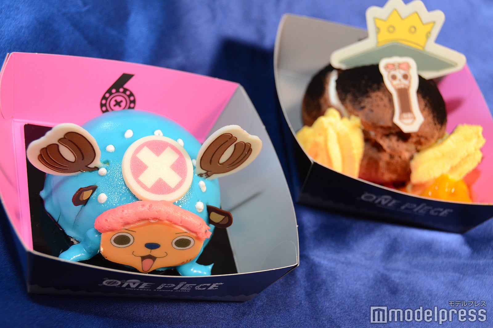 ■ブルックのマンゴー＆ココアシュークリーム◇、■チョッパーのレモンムース◇（■はト音記号、◇は音符マーク）850円（C）モデルプレス