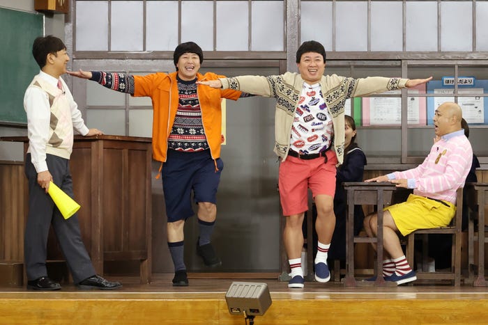 飯塚悟志、チョコレートプラネット、長谷川雅紀(C)フジテレビ