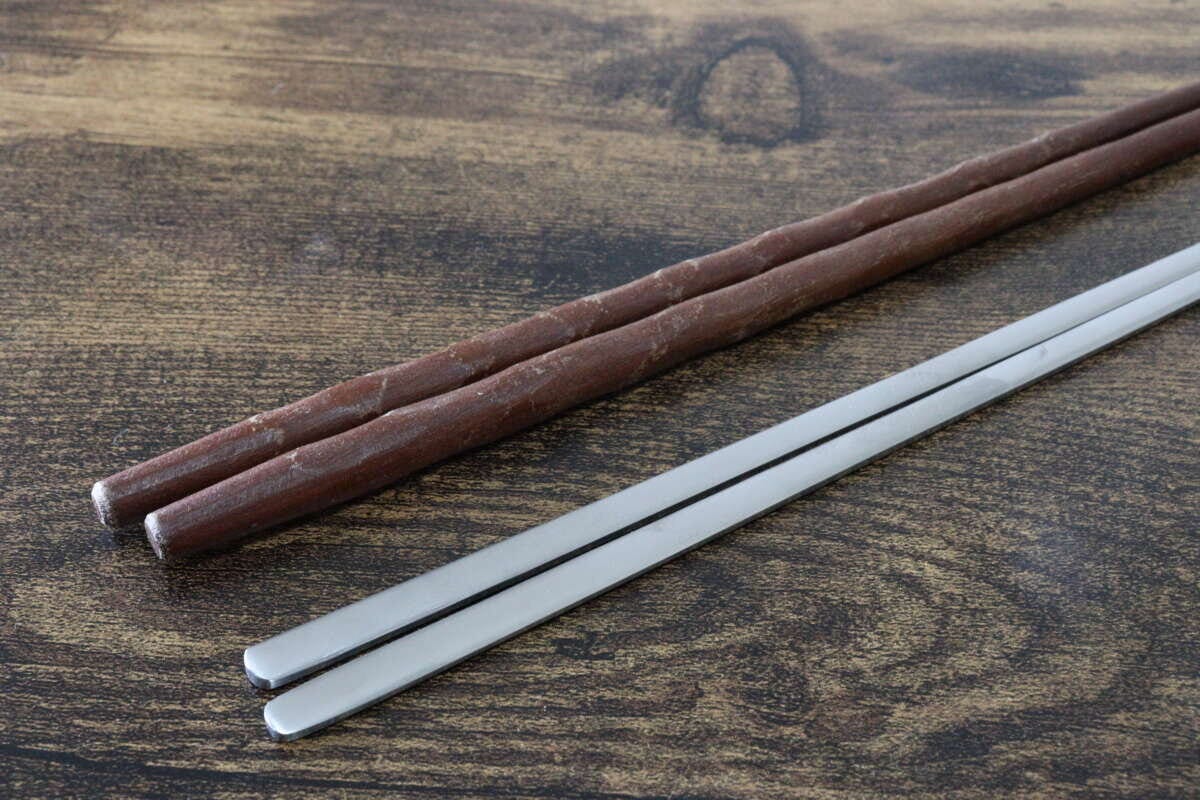 シンプルステンレススプーン&お箸セット 比較 シンプルステンレススプーン&お箸セット 比較