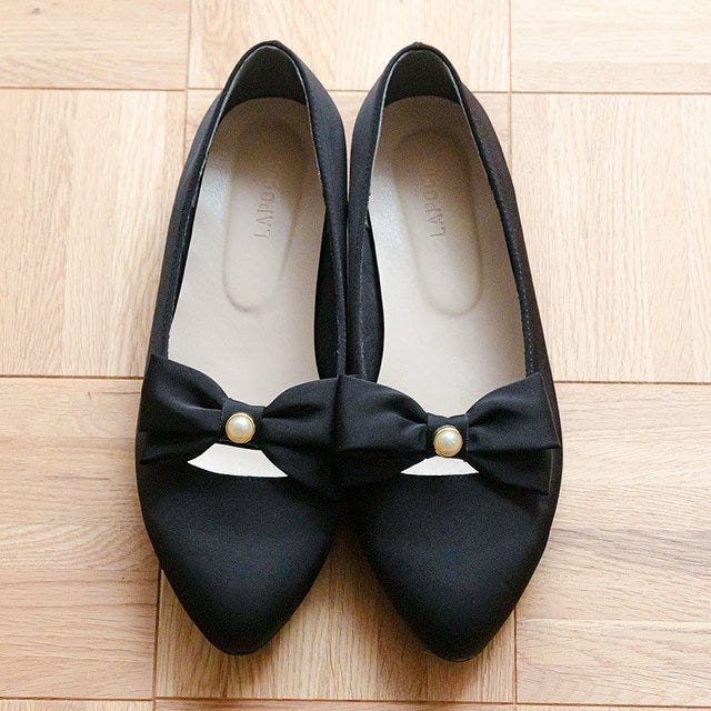 しまむら リボンパンプス(kanna) しまむらのリボンパンプス(kanna)