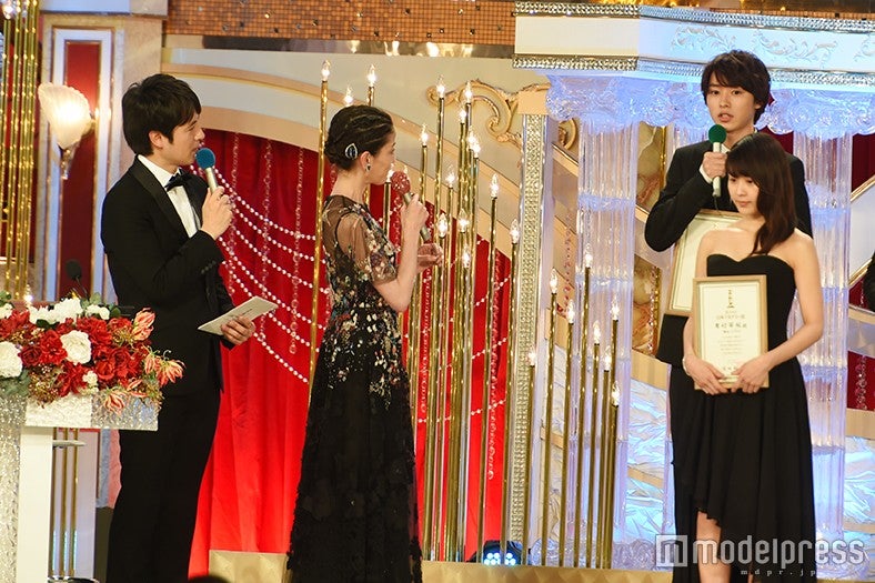 スピーチを行った山崎賢人（C）モデルプレス