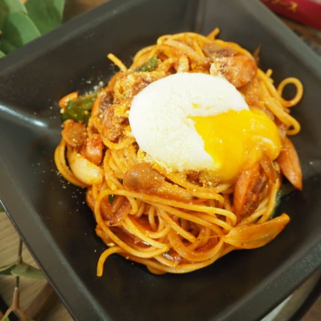 カルディナポリタンのひと手間アレンジ