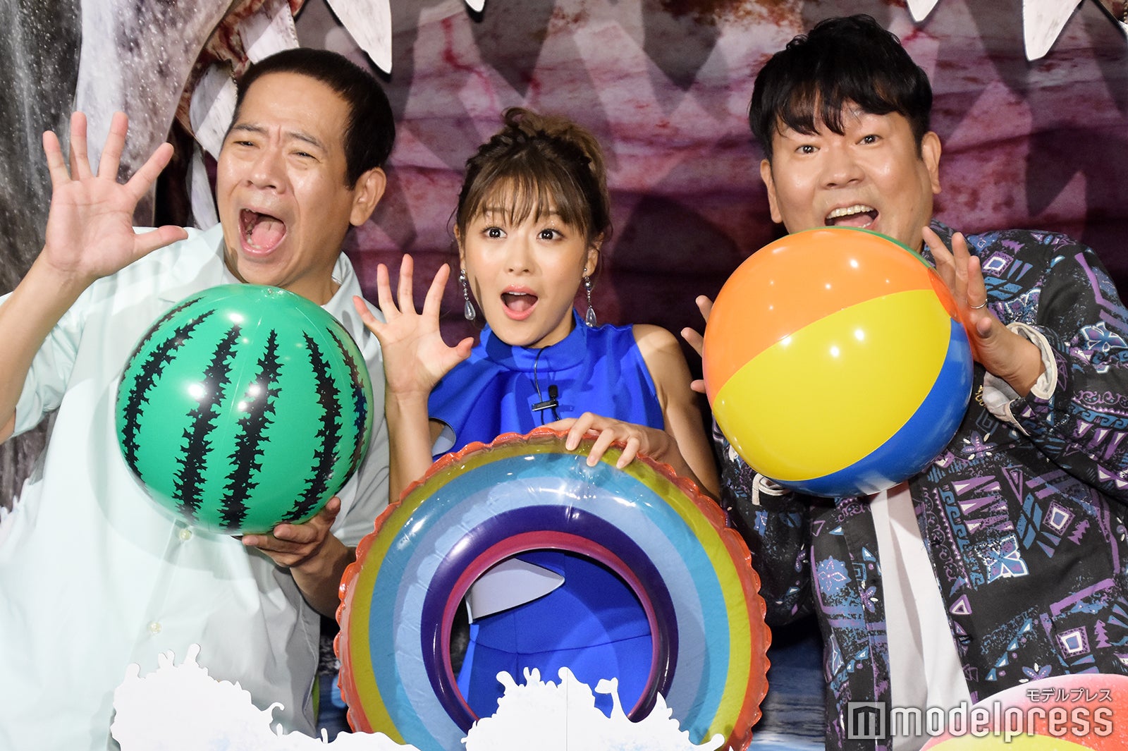 原西孝幸、鈴木奈々、藤本敏史（C）モデルプレス