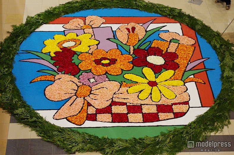 花絨毯（インフィオラータ）／画像提供：ベトナムフェスティバル in 神奈川実行委員会