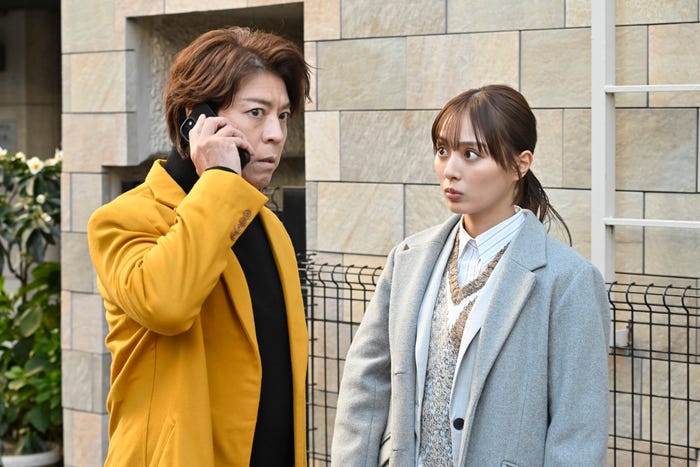 上川隆也、内田理央(C)フジテレビ