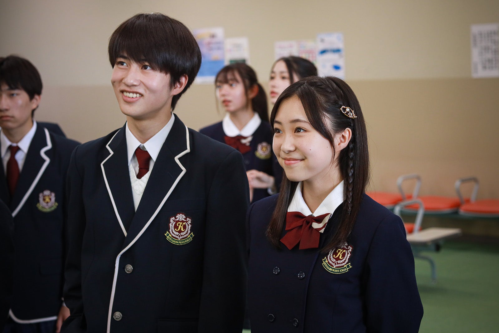 坂元愛登、新井美羽「スカイキャッスル」第3話より（C）テレビ朝日