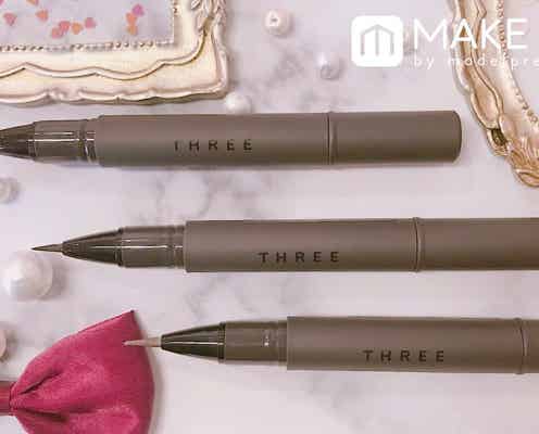 【THREE】絶妙カラーに感動!抜け感リキッドアイライナーでアイコンシャスなメイクに