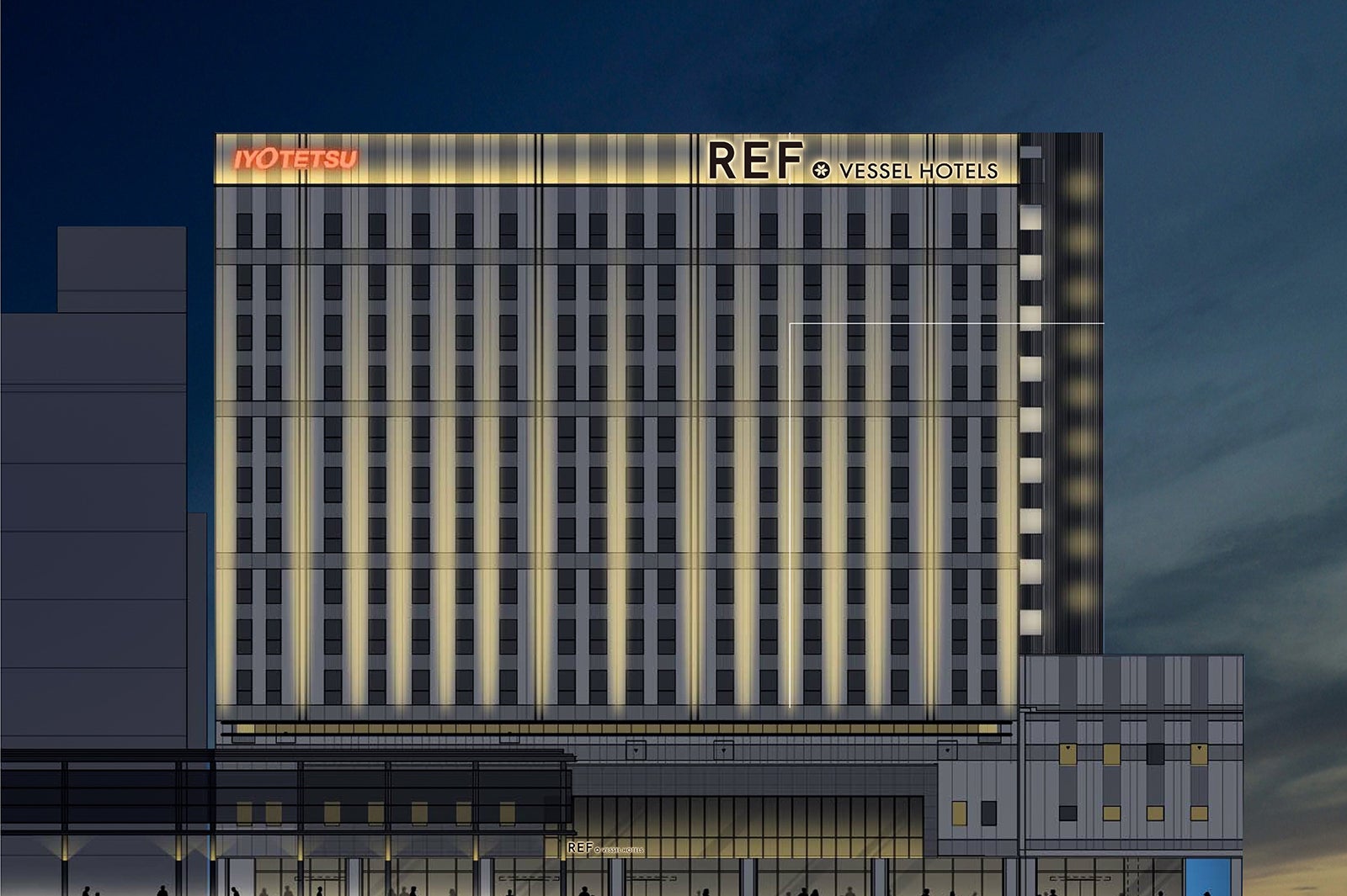 レフ松山市駅 by ベッセルホテルズ／画像提供：ベッセルホテル開発