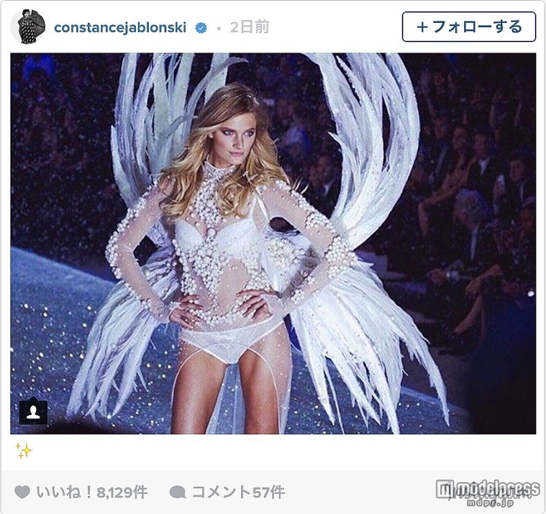 コンスタンス・ヤブロンスキー。Constance Jablonski Instagramより