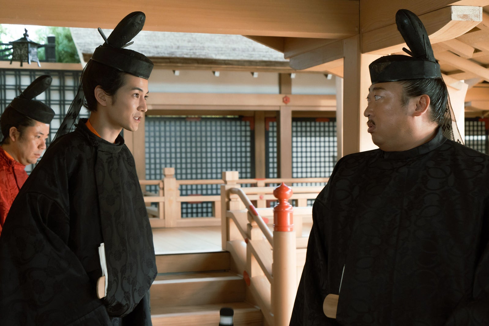 渡邊圭祐、秋山竜次「光る君へ」第38話（C）NHK