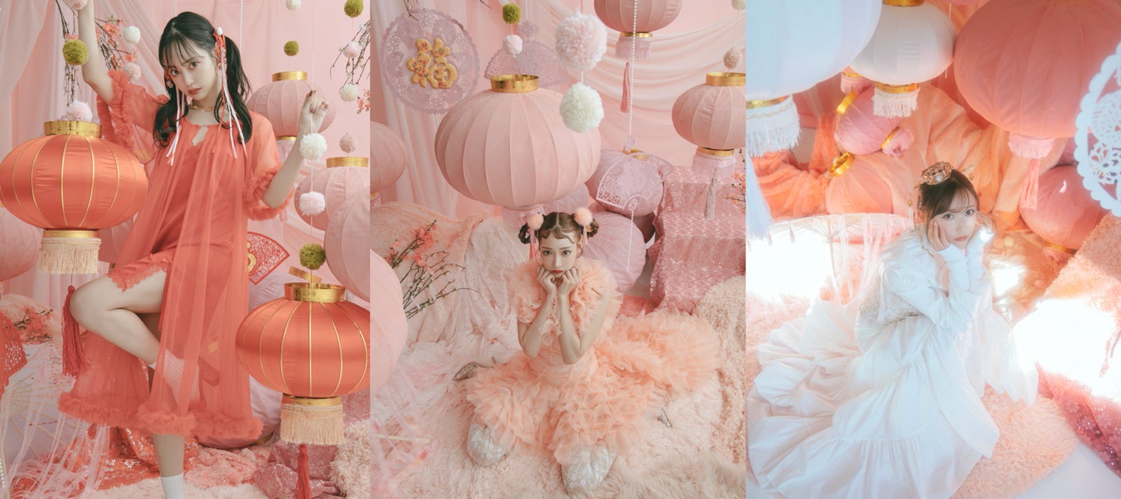 中村里砂、明日花キララ、菅野結以 （提供写真）