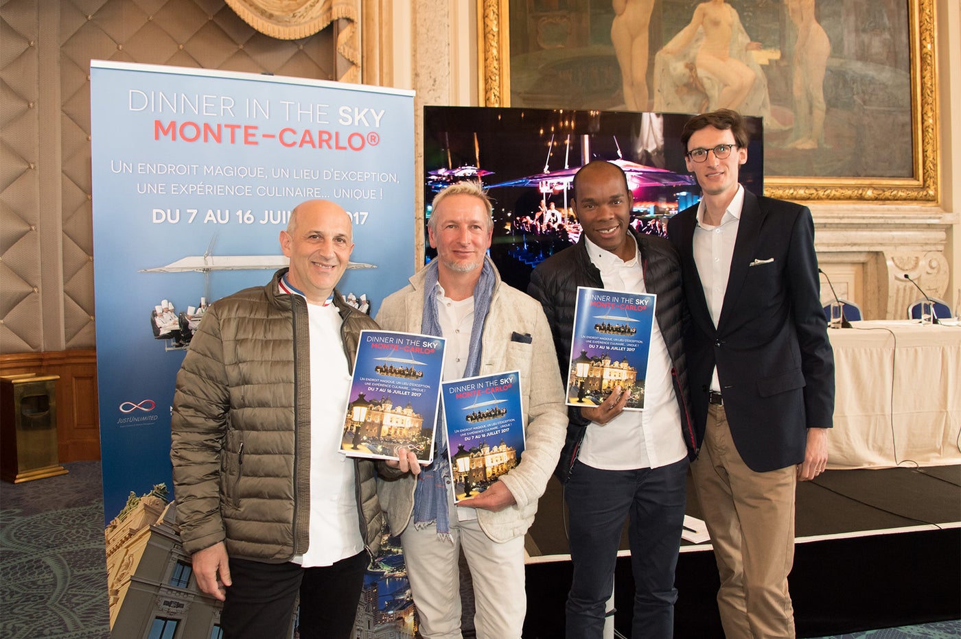 （左から）フィリップ・ヨアン、パオロ・サリ、マルセル・ラヴァン／画像提供：Monte-Carlo Societe des Bains de Mer