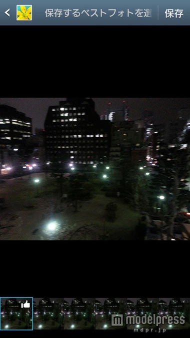 8枚連写を行い自動的にベストな写真を選択する「ベストフォト」機能／「GALAXY S III α」