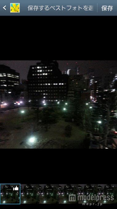 8枚連写を行い自動的にベストな写真を選択する「ベストフォト」機能/「GALAXY S III α」