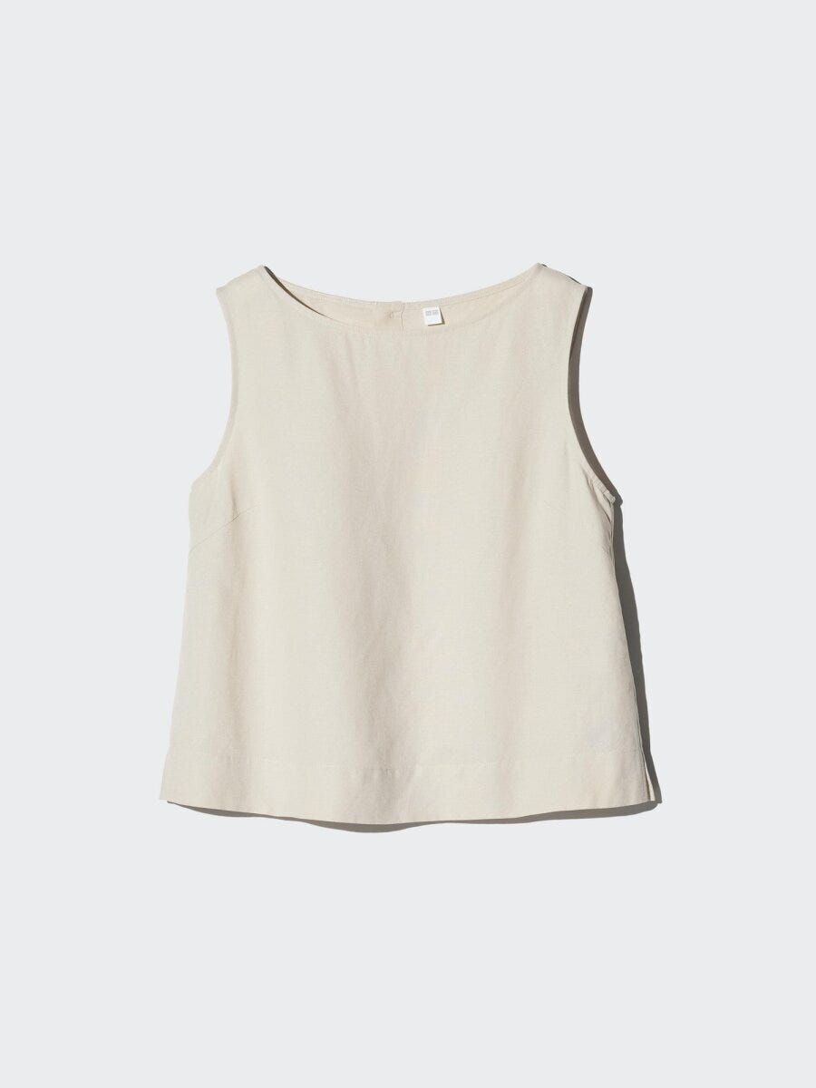 2026ユニクロ春大人女性おすすめリネンブレンドブラウス