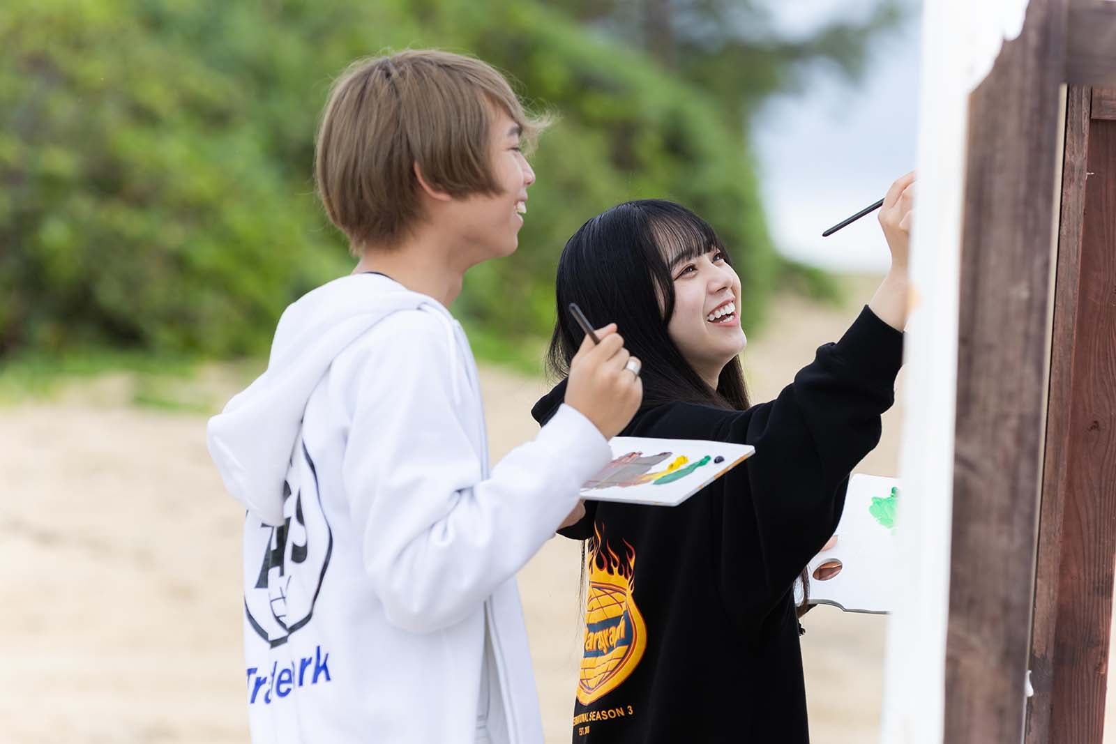 かいゆう、あやの「今日、好きになりました。-卒業編2022-」（C）AbemaTV, Inc.