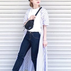 サラッとまとって♡Tシャツ×デニム×羽織りで過ごす初夏コーデ