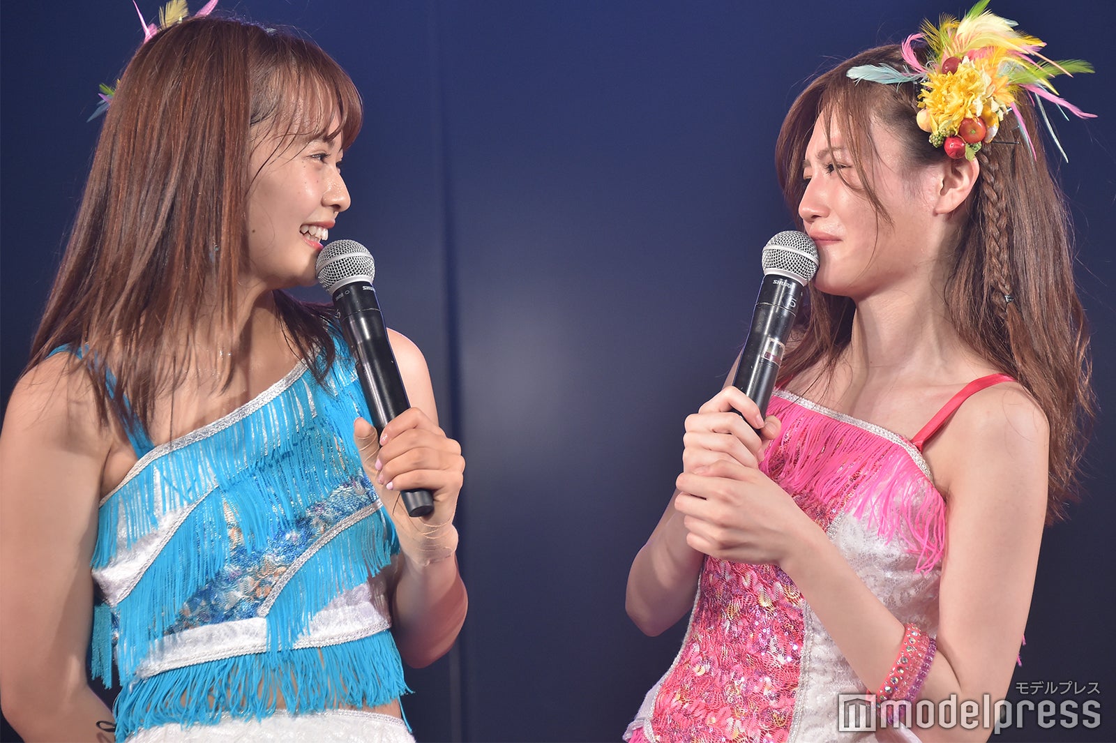 湯本亜美、込山榛香／ AKB48込山チームK「RESET」公演（C）モデルプレス