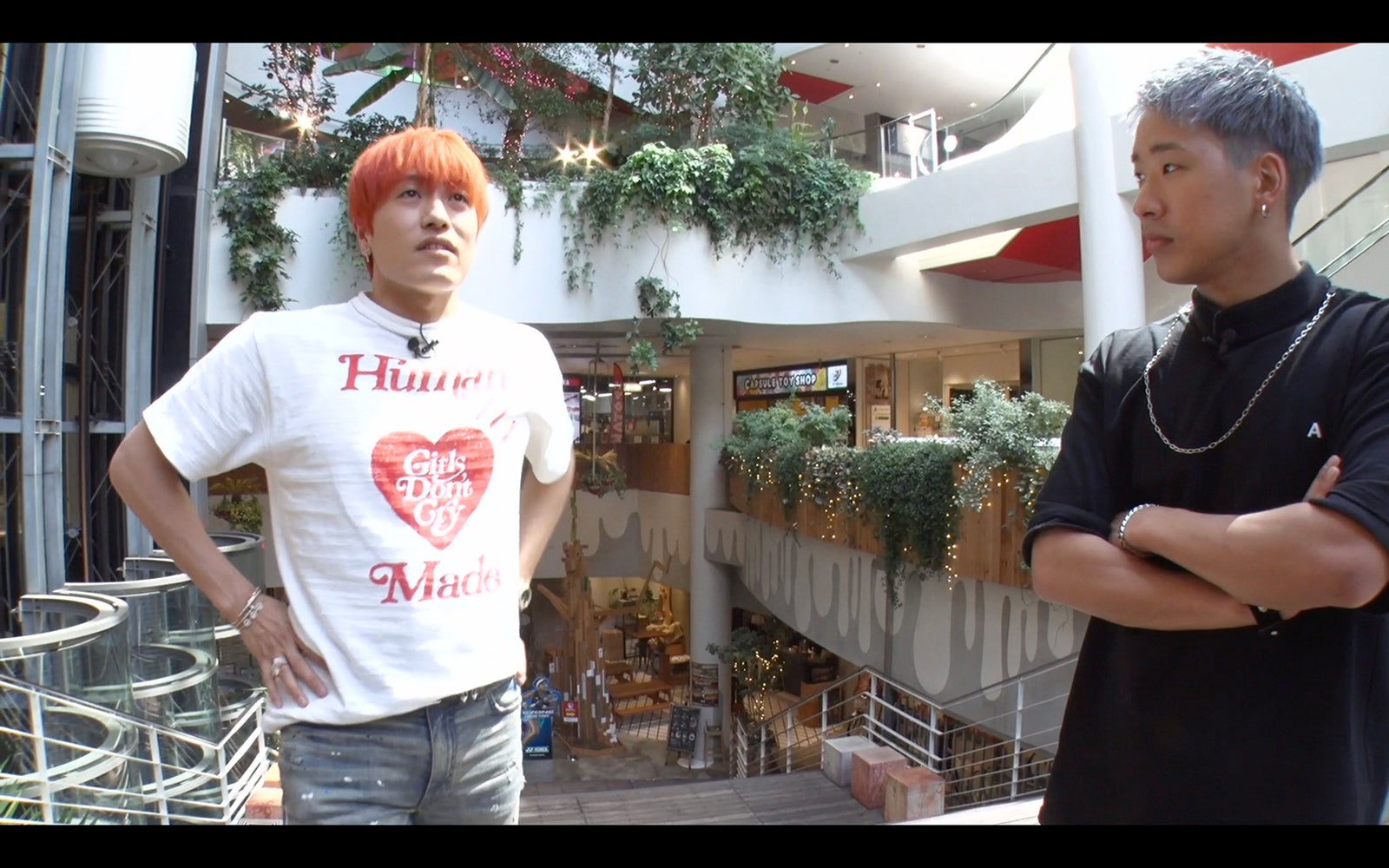 2日配信『裕太と陣の大阪さんぽ Vol.2』より（画像提供：LDH JAPAN）