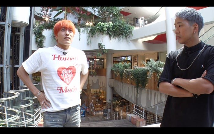 2日配信『裕太と陣の大阪さんぽ Vol.2』より(画像提供:LDH JAPAN)