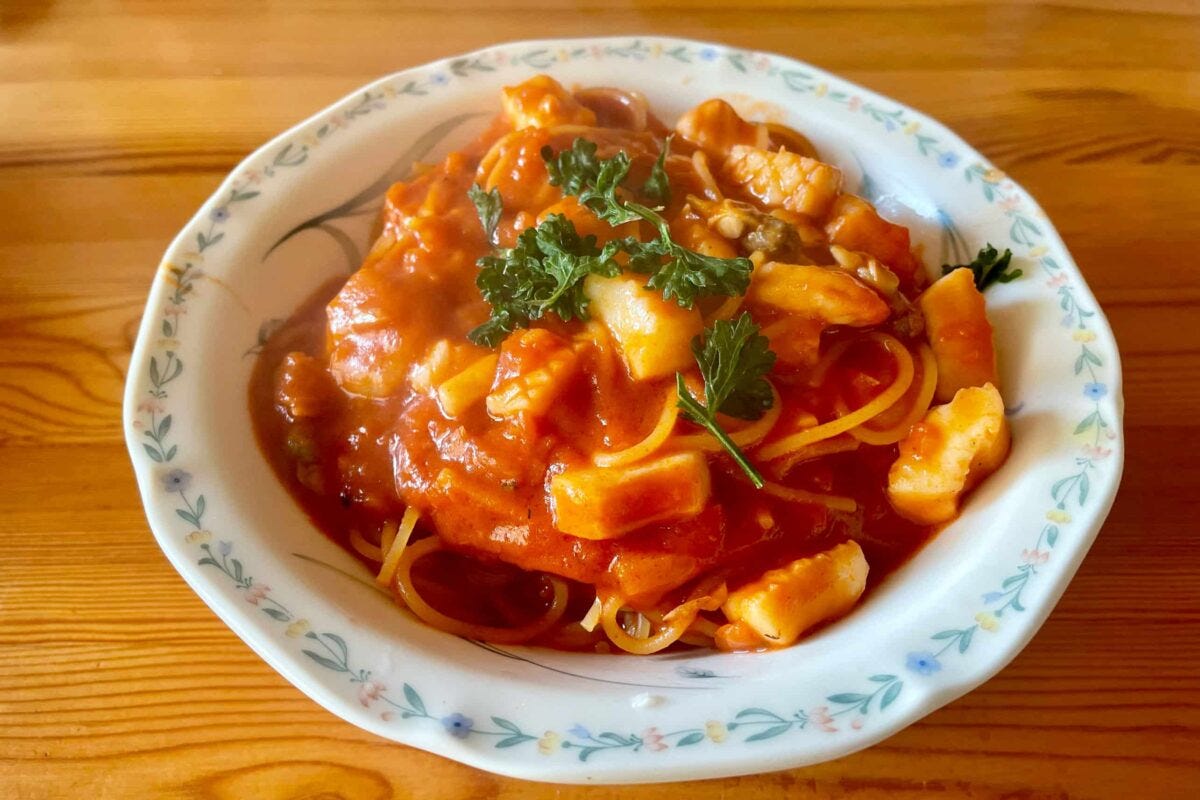 簡単ペスカトーレ