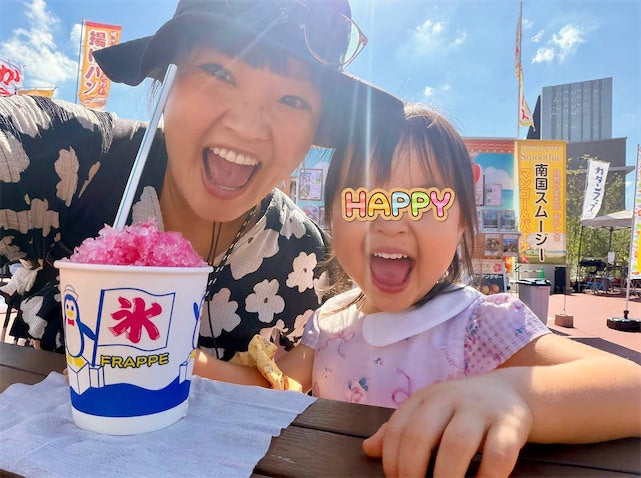 柳原可奈子、次女と“ふたりきりデート”を満喫「そっくり」「2人ともいい笑顔」