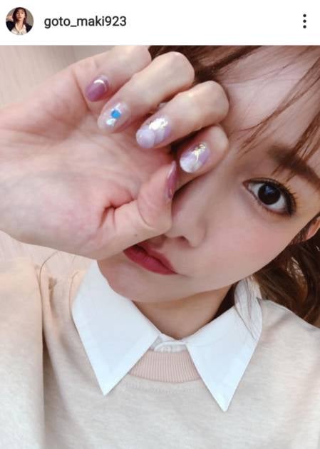 後藤真希 セルフの 桜ネイル Shotに反響 美しい 天使かと思いました モデルプレス