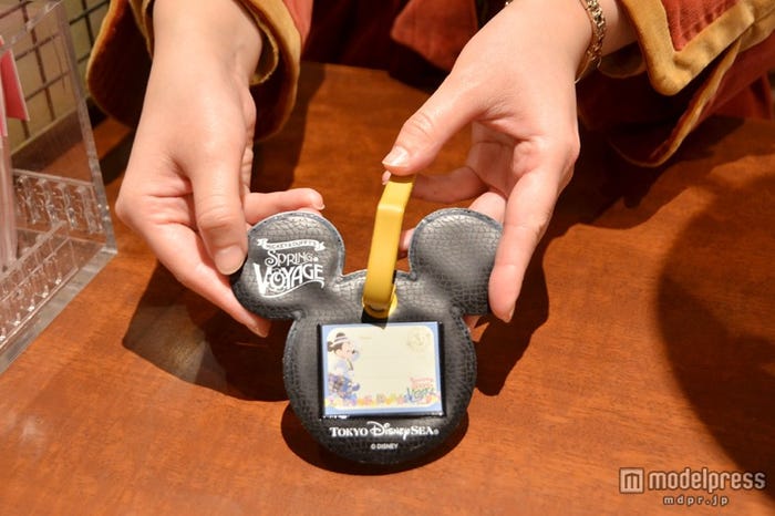 ミッキーマウスのオリジナルラゲッジタグ