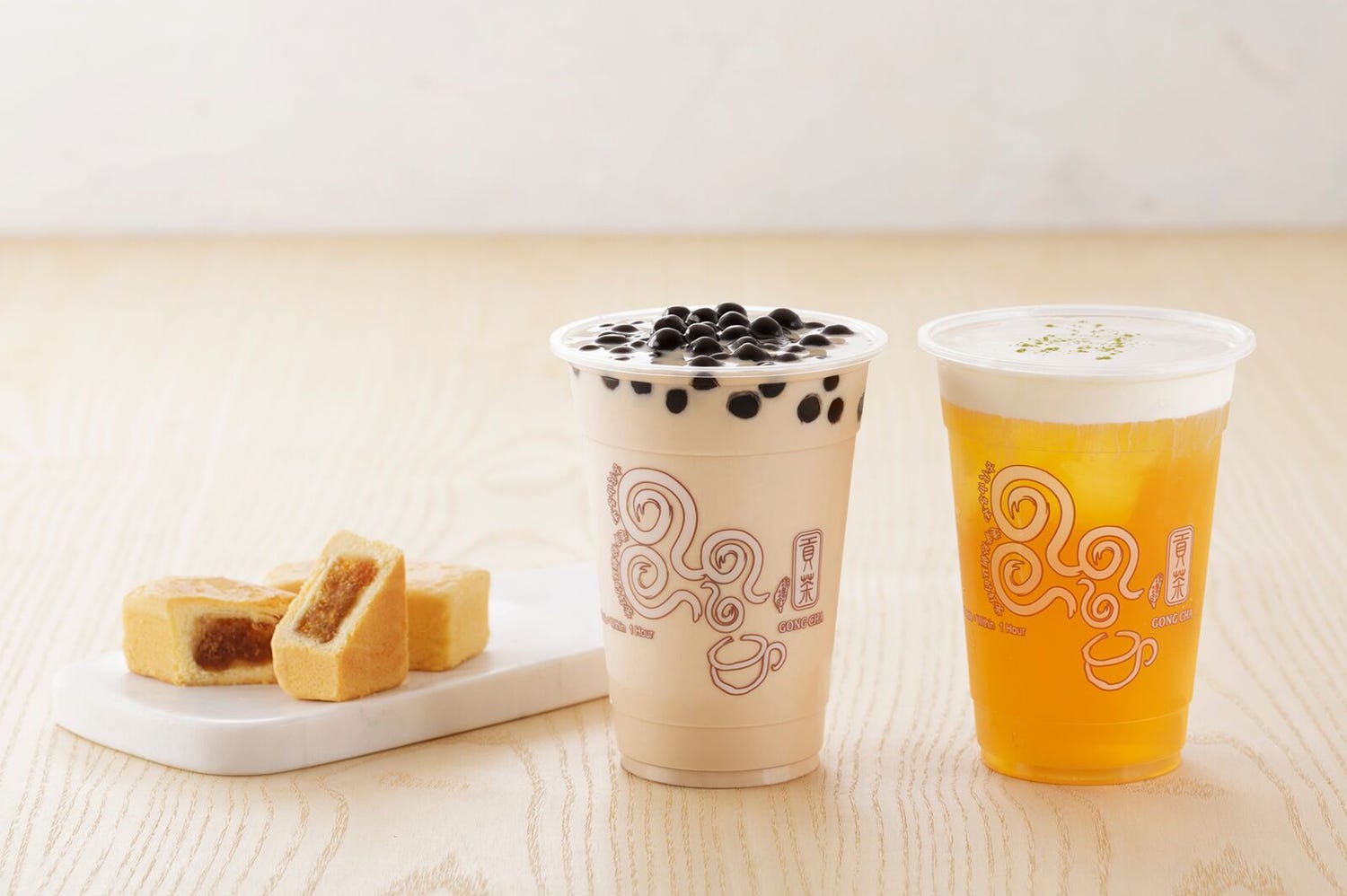 台湾茶専門店「ゴンチャ」お台場・池袋に新店舗、“究極のエッグタルト”も提供