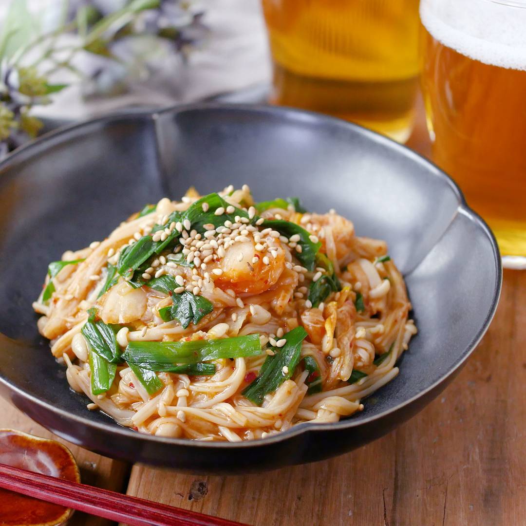 えのきのキムチ和え