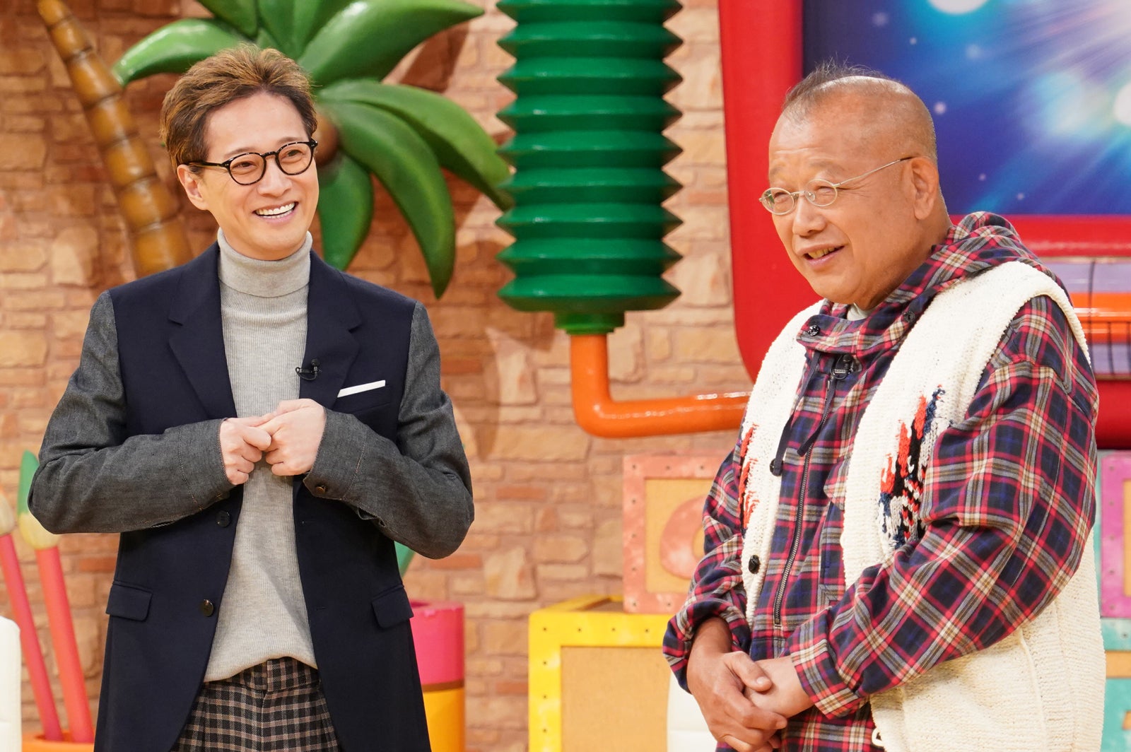 中居正広、笑福亭鶴瓶 （C）日本テレビ