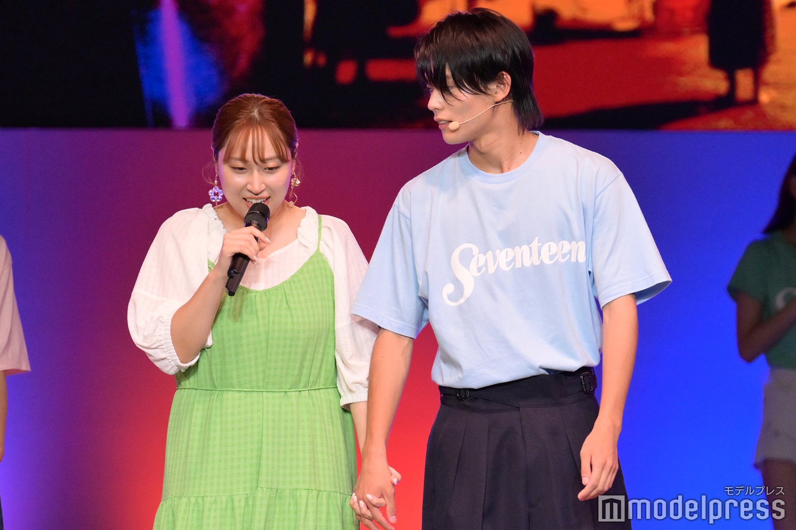 丸山礼、日向亘「Seventeen 夏の学園祭2023」イケメンステージの様子（C）モデルプレス