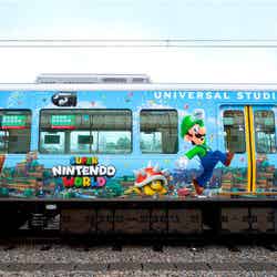 「スーパー・ニンテンドー・ワールド」ラッピング列車 （C）Nintendo