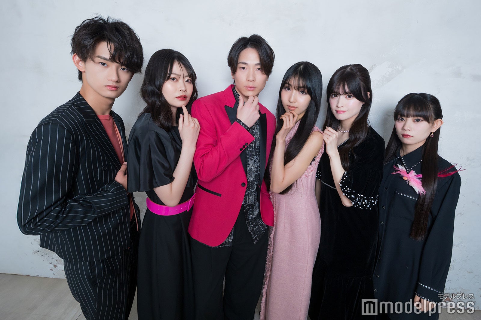 モデルプレス読者モデル（左から）郡司陸永、真帆、白川聖樹、Marika、夢咲めろあ、山下伶亜奈（C）モデルプレス