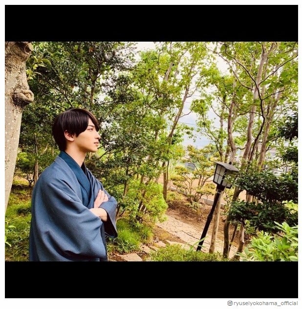 横浜流星、凛々しい和装ショット公開に「横顔カッコよすぎる」「ドラマ楽しみ」の声