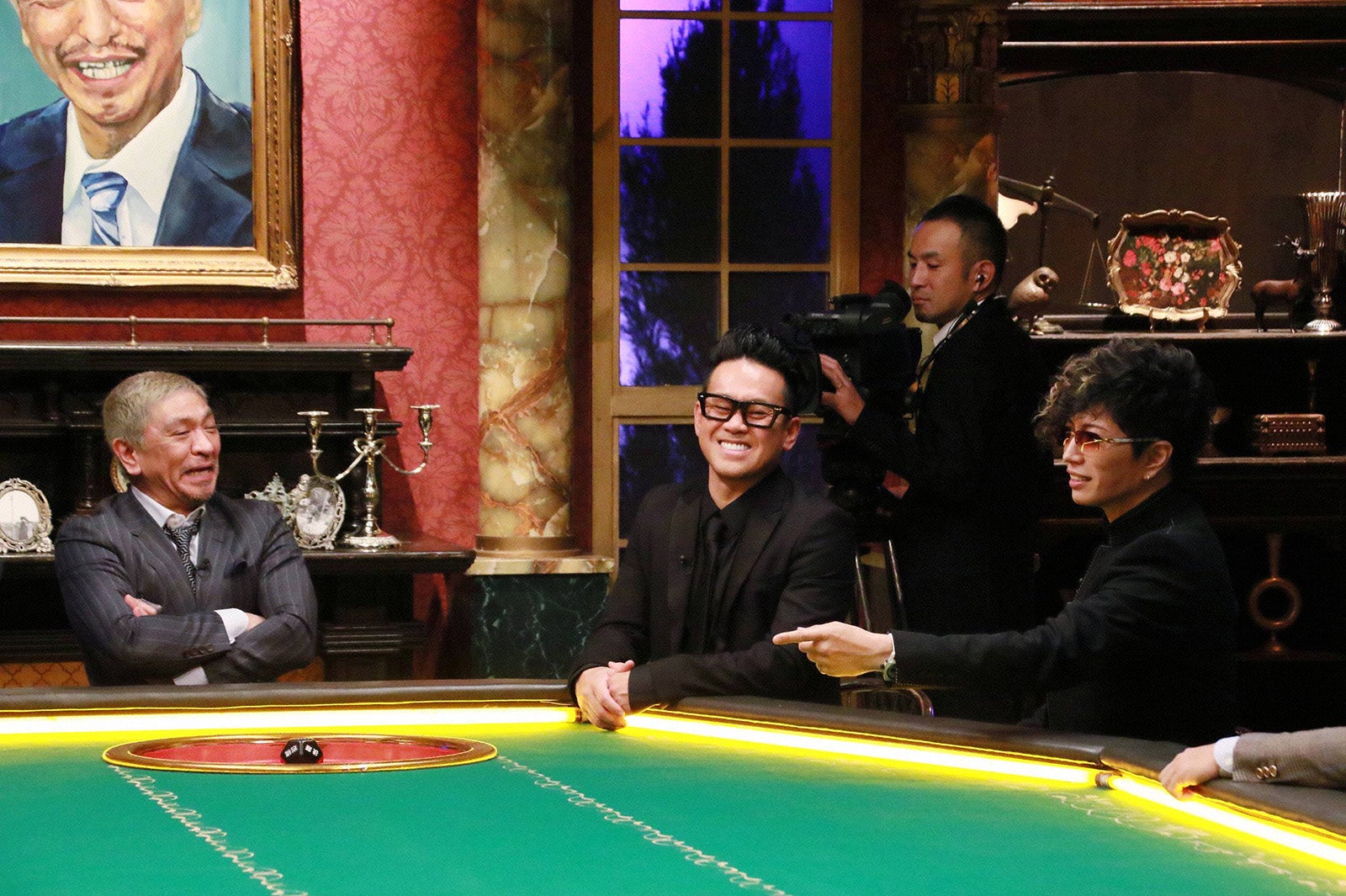 松本人志、宮川大輔、GACKT （C）フジテレビ