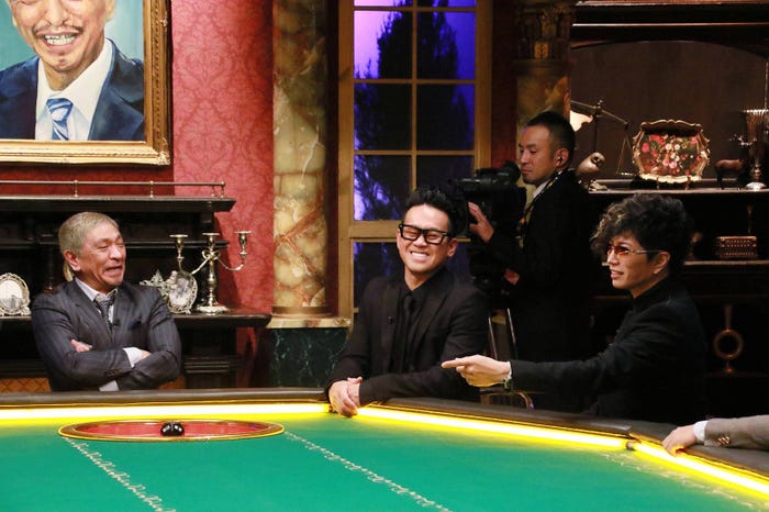 松本人志、宮川大輔、GACKT (C)フジテレビ