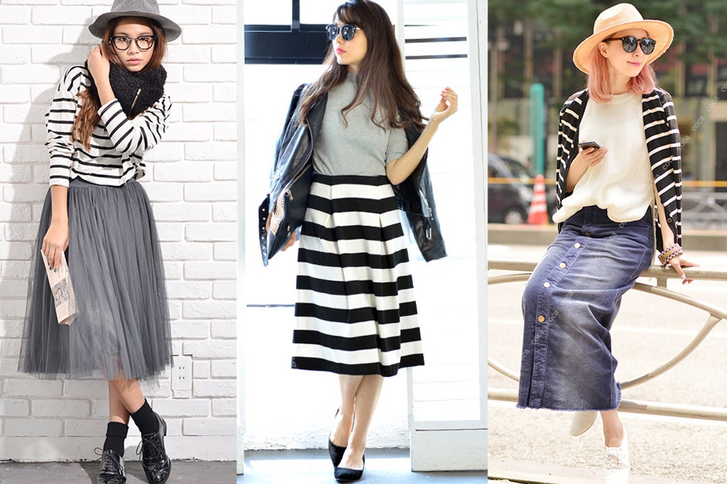 トレンドのボーダー柄でつくる春の大人マリンコーデ