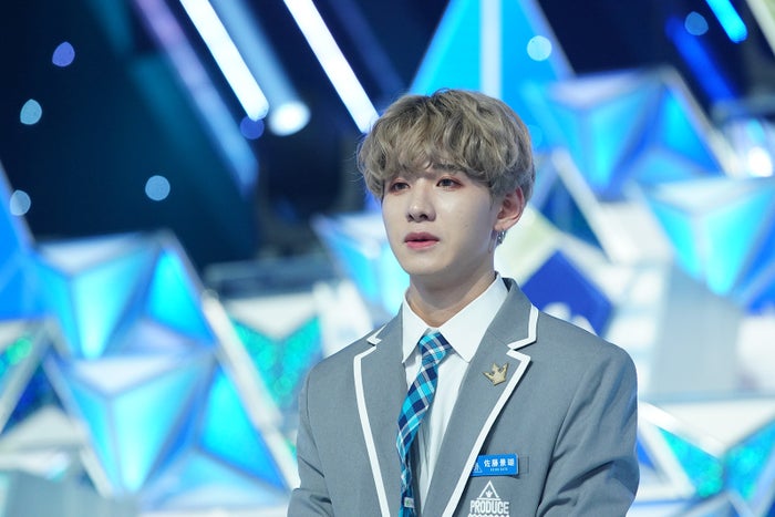 佐藤景瑚「PRODUCE 101 JAPAN」最終回(C)LAPONE ENTERTAINMENT