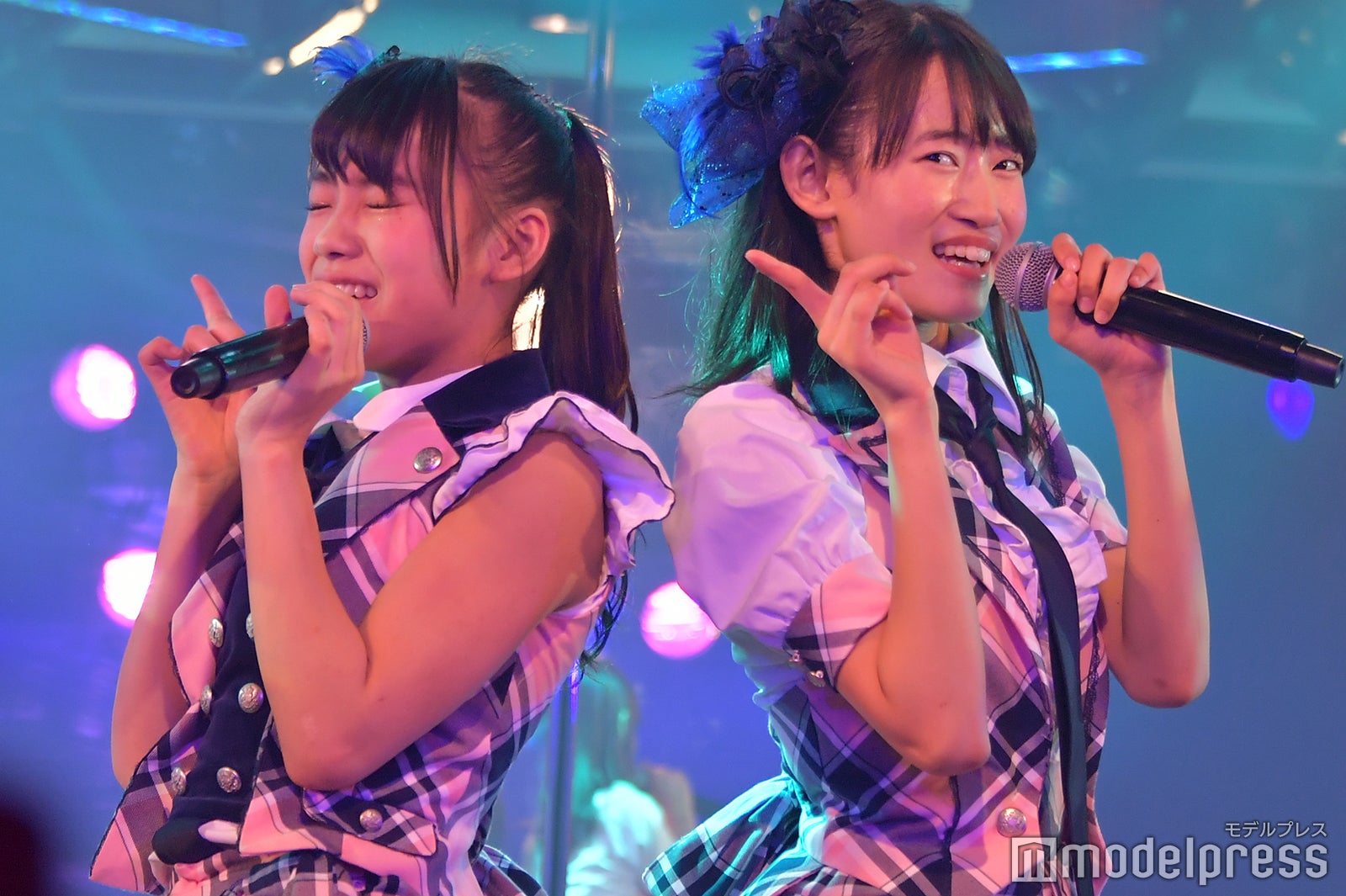 安田叶、黒須遥香／AKB48柏木由紀「アイドル修業中」公演（C）モデルプレス