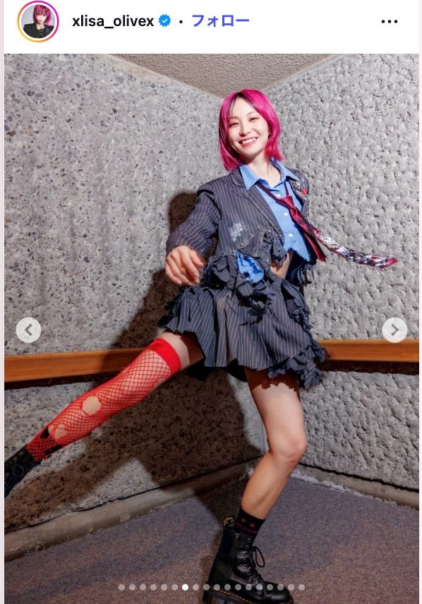 LiSA公式Instagramより