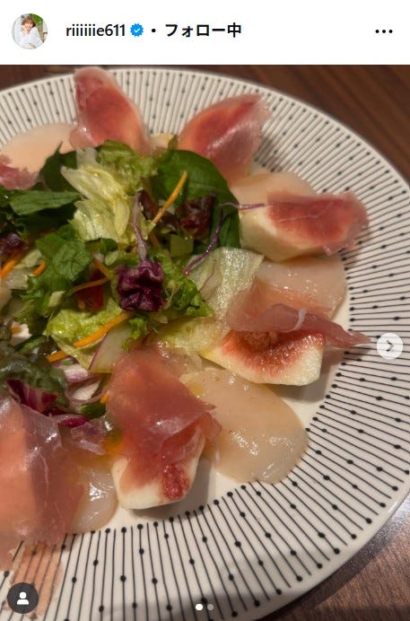 田中理恵Instagramより