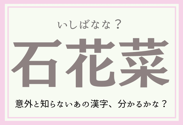 石花菜 いしばなな よく食べてるものだけど意外と知らないあの漢字 モデルプレス 石花菜 いしばなな よく食べてるものだけど意外と知らないあの漢字 モデルプレス