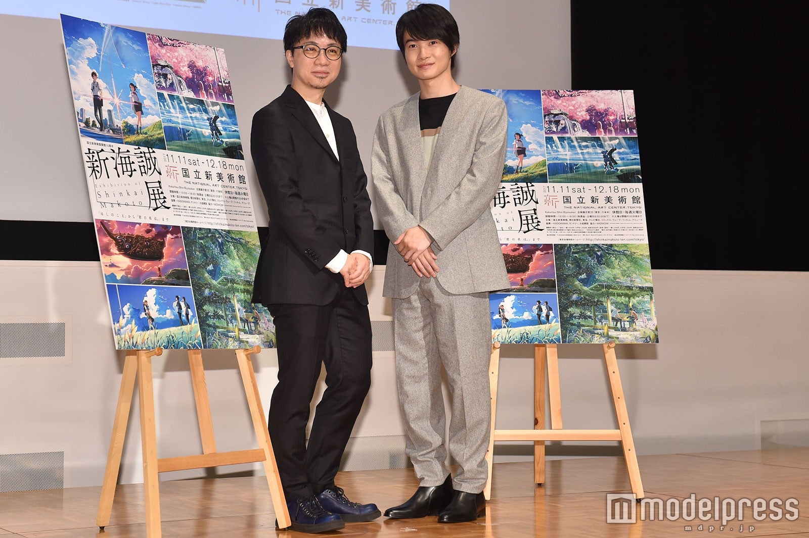 新海誠監督、神木隆之介 （C）モデルプレス