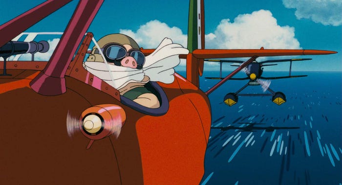 「紅の豚」(C)1992 Hayao Miyazaki/Studio Ghibli, NN