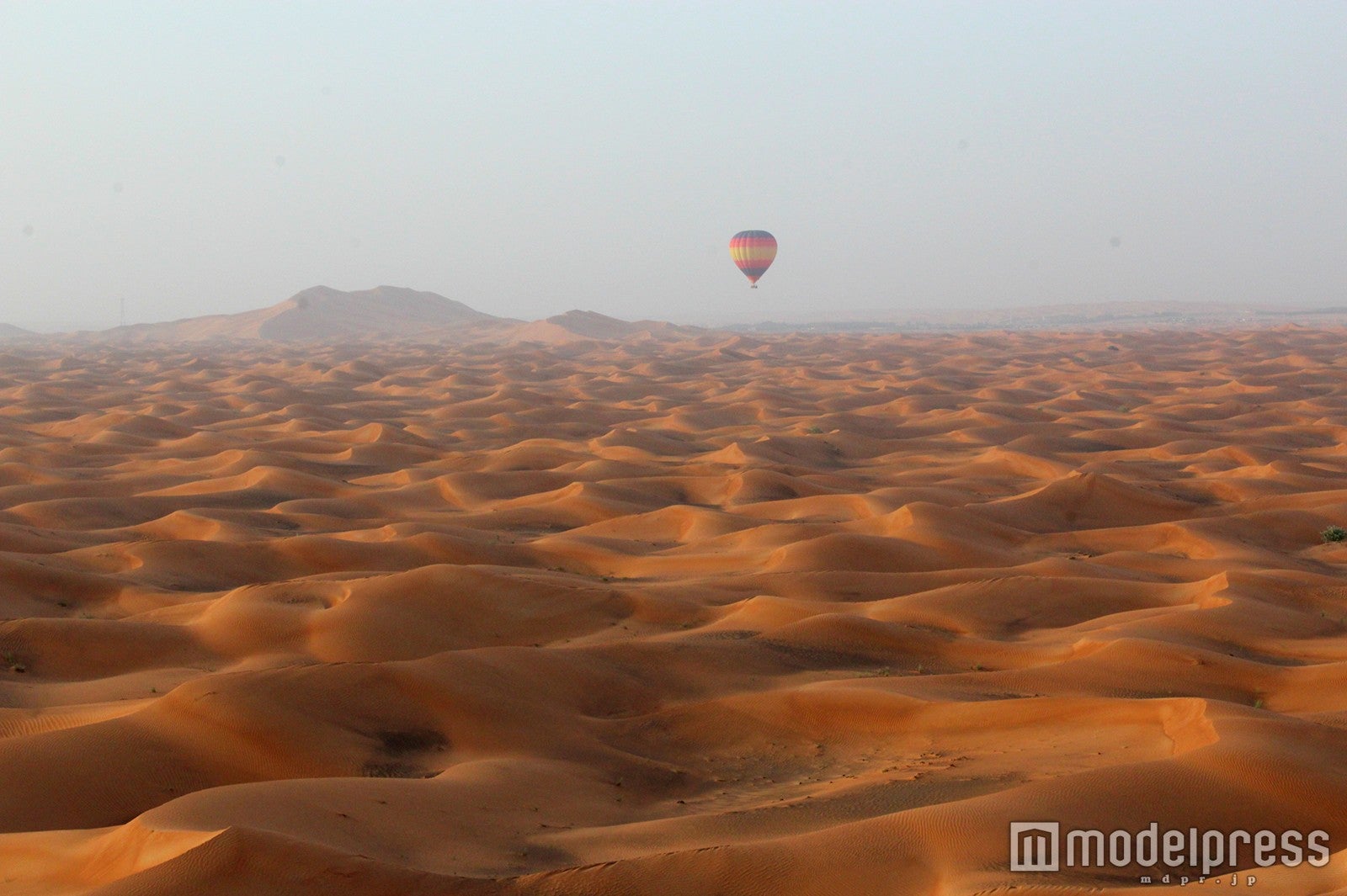 熱気球での冒険／画像提供：ドバイ政府観光・商務局