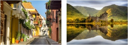 コロンビア、スコットランド／画像提供：AAE Japan